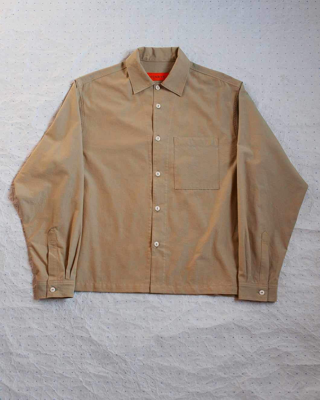 Single Pocket Shirt - Iridescent Khaki