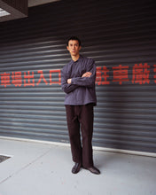 Load image into Gallery viewer, Spade Shirt - Navy/Grey Check