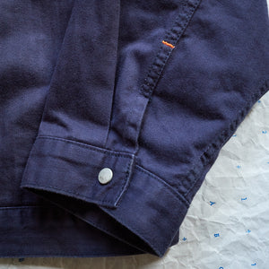 Swoop Jacket - Navy Herringbone