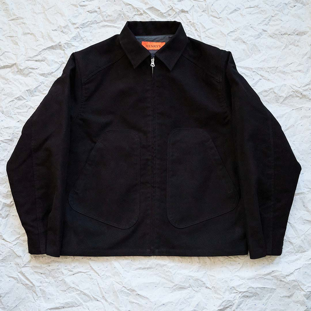 Criterium Jacket - Black Moleskin – HENRY'S
